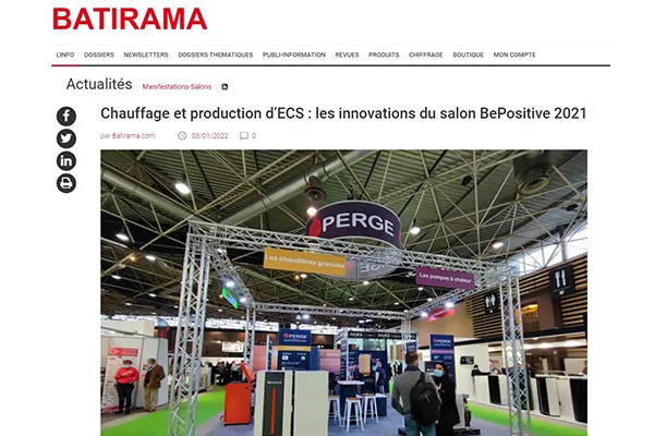 BATIRAMA : Perge au salon BePositive 2021