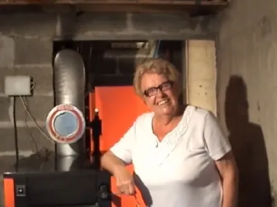 Henriette a choisi PERGE et sa chaudière à bois